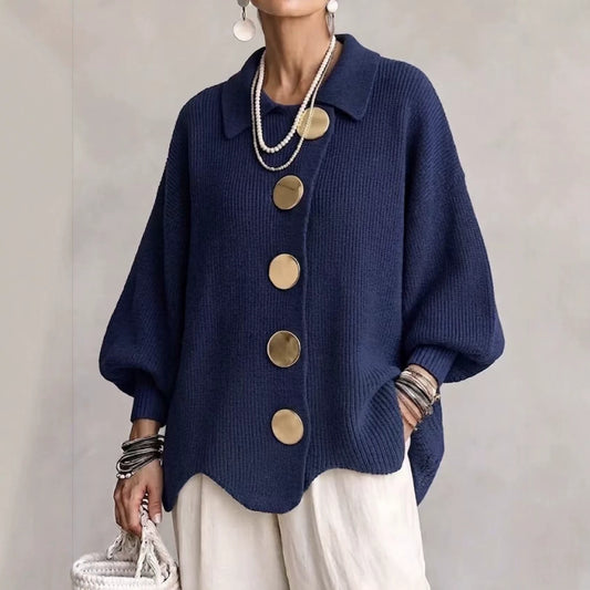 V-neck long sleeved women's top jacket