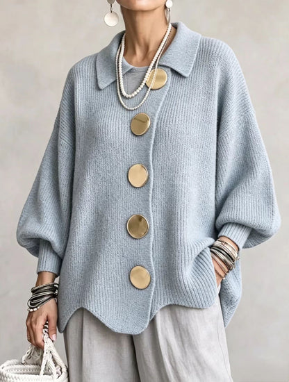 V-neck long sleeved women's top jacket