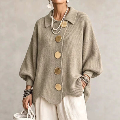 V-neck long sleeved women's top jacket